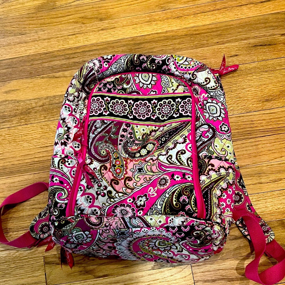 Vera Bradley pink paisley backpack